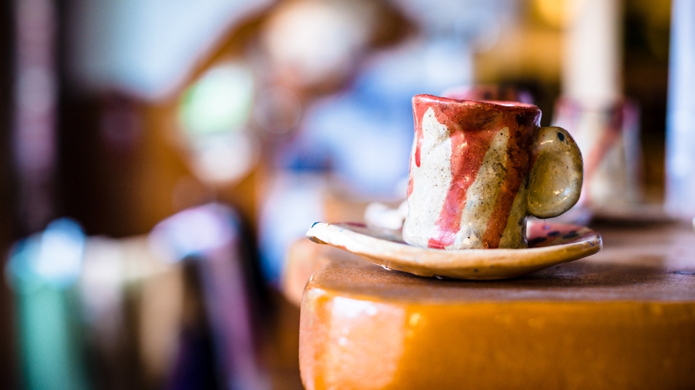 “I took a ceramics class, and I fell in love. I absolutely fell in love,” says Ayman