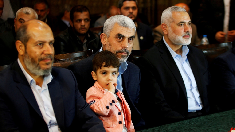 Ismail Haniyeh and Hamas Gaza Chief Yahya Al-Sinwar